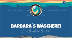 Desktop Screenshot of barbaras-waschsalon.de